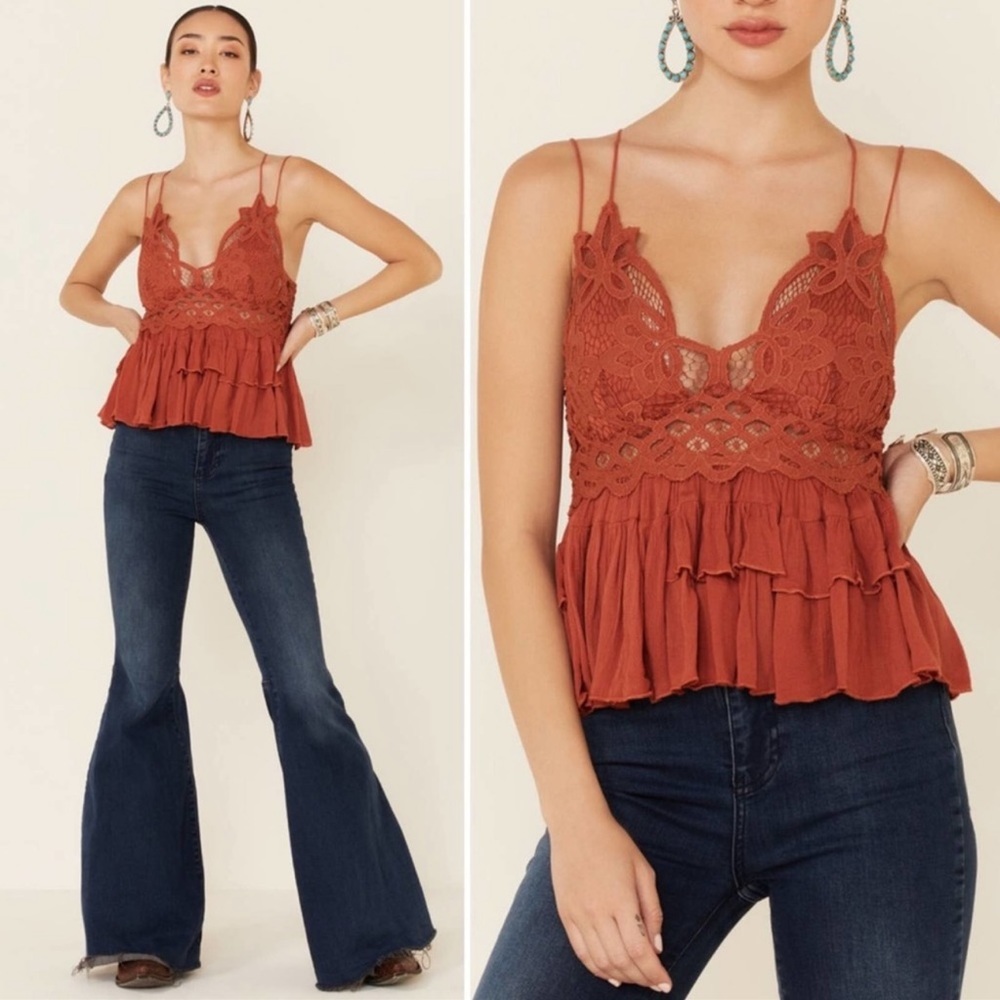 Intimately Free People Adella Cami in Winding Roads Size XS NEW with Tag